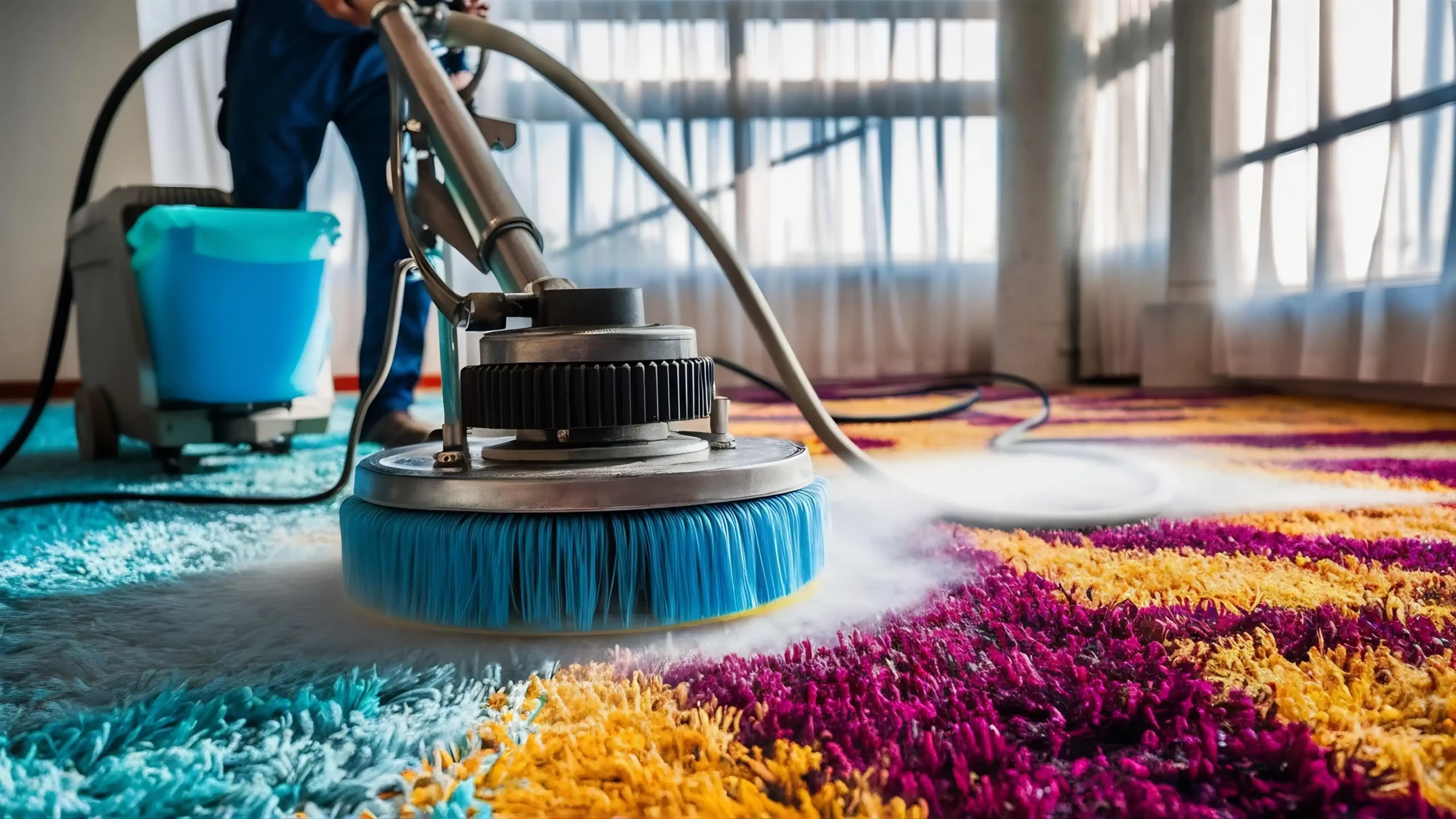 carpet chemical cleaning with professionally disk machine_2_11zon scaled
