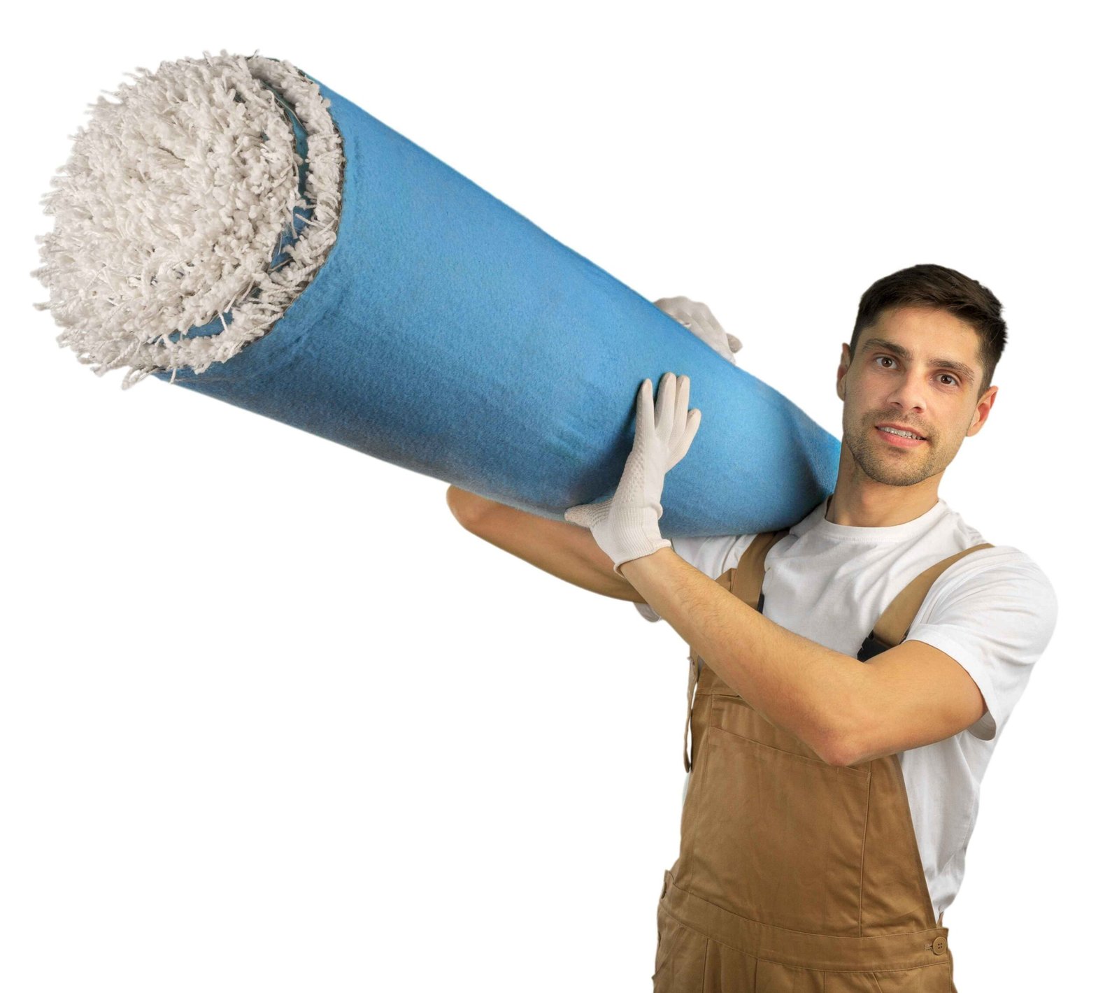young man holding carpet isolated white background_11zon scaled